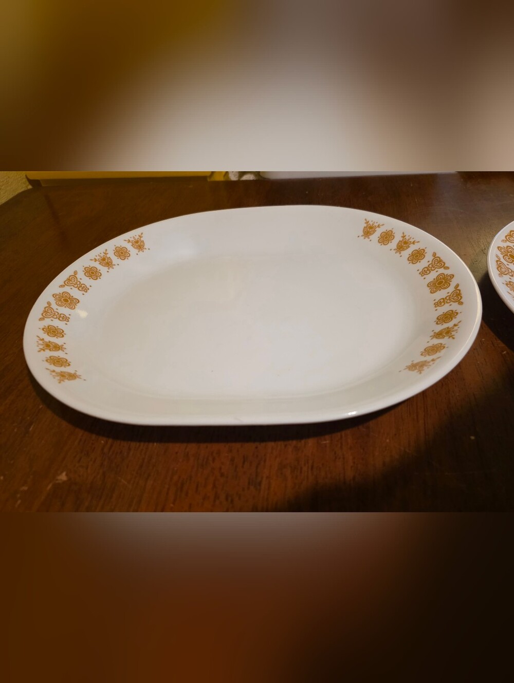 Vintage Serving Plate & Dinner Plate Butterfly Gold (Corelle) - Picture 11 of 13